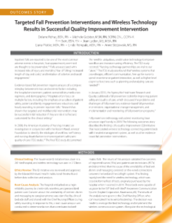 Outcome story - Elmhurst wireless fall reduction