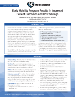 Outcome story - Nebraska Methodist early mobility