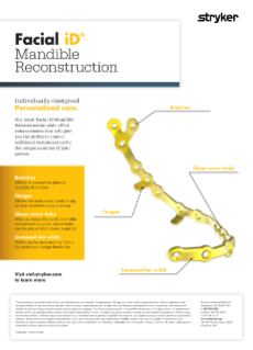 Facial iD - Mandible reconstruction flyer