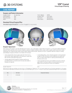 VSP Cranial Demo Case Report