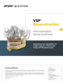 VSP Recon with Dental Prosthesis flyer