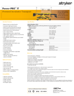 Power-PRO IT spec sheet