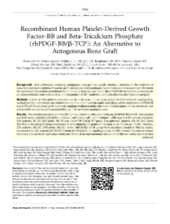 Recombinant Human Platelet-Derived Growth Factor-BB…