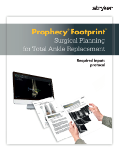 Prophecy Footprint | Surgical Planning | Required input protocol
