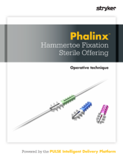 Phalinx Hammertoe Fixation (Sterile) | Operative Technique