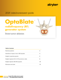 2026 IVS reimbursement guide — OptaBlate bone tumor ablation