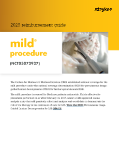 2026 IVS reimbursement guide — mild procedure