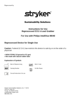 Reprocessed Philips ECG 5-Lead Grabber